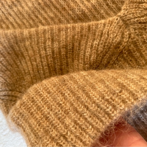 ZARA Brown Mohair Knit Sweater Top - Picture 4 of 7